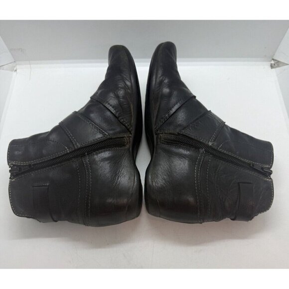 Pikolino's Women's Size 35 EUR 5 US Black Leather Booties Ankle Boots Size Zip - Picture 5 of 7